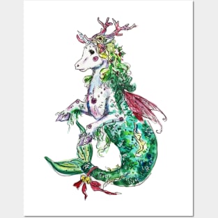 Mermaid Fairy Unicorn Posters and Art